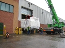 Offload & position in door